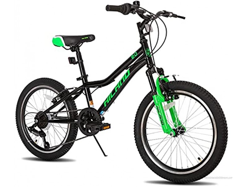 Hiland 20 Inch Kids Mountain Bike Shimano 7 Speed for Ages 5-9 Years Old Boys Girls