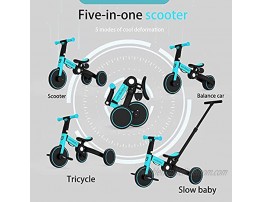 HOUBYU Tricycle for 2 Year Old Tricycle Three Modes Toddler Tricycle Flashing Wheels Toddler Bike for Carry Travel with Music Exercise Bike Tricycle for Toddlers Age 3-5 Color : B-1