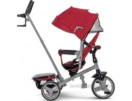Huffy Malmö Luxe 4-in-1 Canopy Trike with Push Handle Cup Holder & Rear Storage