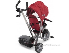 Huffy Malmö Luxe 4-in-1 Canopy Trike with Push Handle Cup Holder & Rear Storage