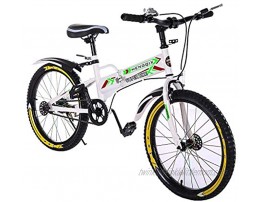HUUH Mountain Bike for Youths 20-inch BMX Style Steel Frame Children's Bicycle Bikes with Water Bottle and Bag Adjustable Fashion Teens Boys Girls Sports Cycling Folding Bike Birthday Gifts