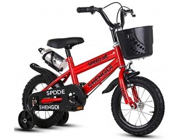 JLFSDB Kids Bike BMX Bike for Kids Boys Girls Bicycle Kids Bike,Child Training Bicycle,Toddler Bike with Water Bottle Holder and Training Wheels for 2-9 Years Old in Size 12” 14” 16”