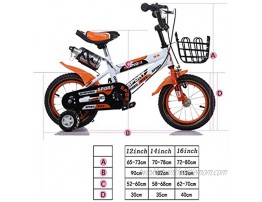 JLFSDB Kids Bike BMX Bike for Kids Boys Girls Bicycle Kids Bike,Children Training Bicycle,Steel Toddler Bike with Water Bottle Holder and Training Wheels,for 2-8 Years Old in Size 12” 14” 16”