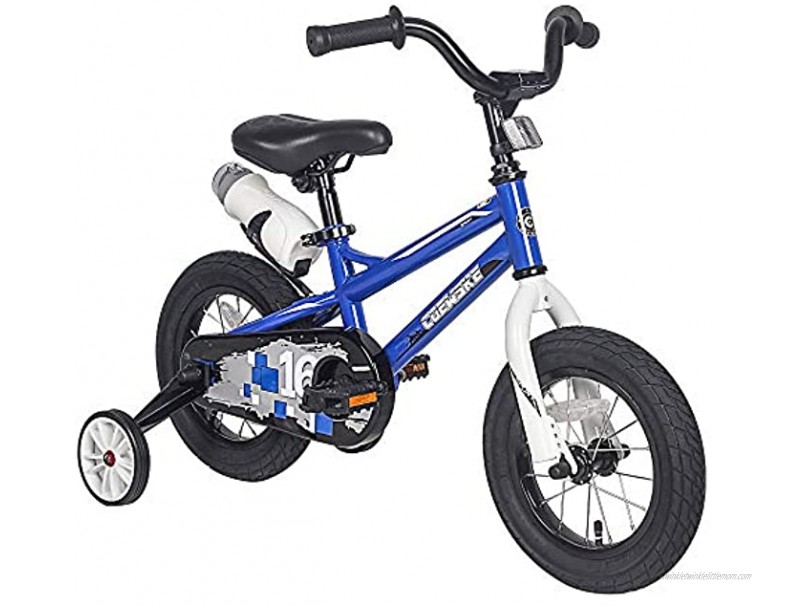 Kids Bike 12 14 16 Inch Children Bike Kids Bicycle with Training Wheels and Water Bottle for Boys Girls