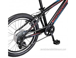 Mongoose Rockadile Kids Hardtail Mountain Bike 20-Inch Wheels Black