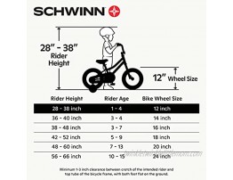 Schwinn Koen Boys Bike for Toddlers and Kids 12-Inch Wheels Red