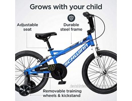 Schwinn Koen Boys Bike for Toddlers and Kids 18-Inch Wheels Blue
