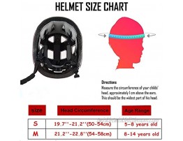 Atphfety Kids Helmets,Adjustbale Child Girls Boys Bike Helmets,Multi-Sport for Cycling Skating Scooter,2 Sizes