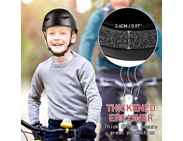 Bike Cycling Skateboard Helmet Adjustable Helmet for 5~16yrs Kids Children Boys Girls Youth Safety Scooter BMX Roller Skating Inline Skating Rollerblading Helmets