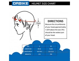 DRBIKE Kids Full Face Helmet Adjustable Detachable Full Face Bike Helmet for Cycling Helmet for Children Youth BMX Bicycle Skateboard Scooter Rollerblading Protective Gear