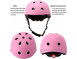 Kids Helmet,Adjustable Bike Helmet with Knee Elbow Wrist Pads 7 in 1 Protective Sports Gear Set Suitable for Ages 3-8 Years Roller Skating Scooter Cycling Toddler Boys Girls