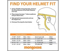 Mongoose Youth Street Bike Hardshell Helmet