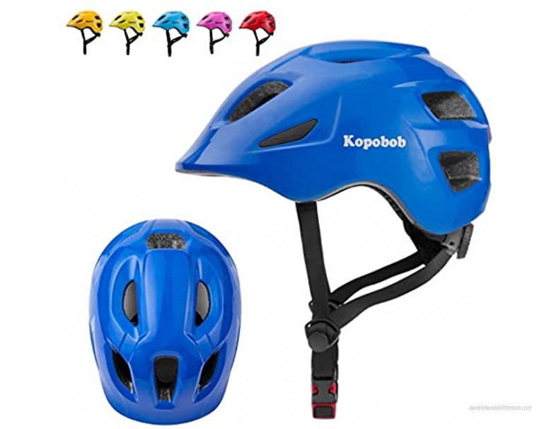 Skateboard Cycling Helmet Kopobob ASTM & CPSC Certified BMX Helmet for Kids and Youth Blue S