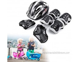 7 pcs Set Skating Protective Gear Sets Elbow Pads Bicycle Skateboard Ice Skating Roller Knee Protector for Kids