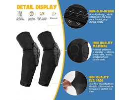 ACELIST Kids Youth 5-15 Years Sports Honeycomb Compression Knee Pad Elbow Pads Guards Protective Gear for Basketball Baseball Football Volleyball Wrestling Cycling.