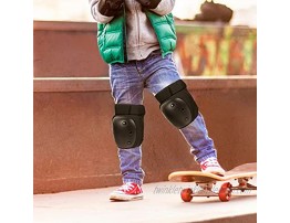 BESPORTBLE 6pcs Kids Gear Set Kids Knee Pads and Elbow Pads Wrist Guards Toddlers Protection Gear for Roller Skates Cycling Skatings