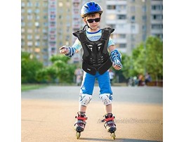Kids Bicycle Armor | MTB Riding Protective Chest Spine Back Protector,Skating Vest Armor Shoulder Back Protector Pads for Cycling Skateboard,Skiing,Skating,Off-Road