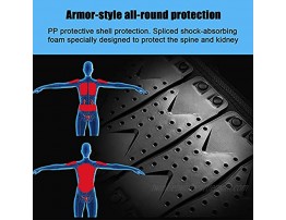 Ksruee Children's Skating Roller Armor Kids Body Armour Motorcycle Body Guard Vest Skating Back Protector Easy to Wear Breathable Protector for Bike Snowboarding Skiing Skating Scooter