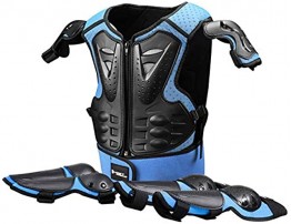 lanema Kids Full Body Armor Protective Jacket for Motorcycle Bike Racing Skiing Skating Protector Body Elbow Knee Gear Guard…