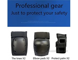 Outdoor Sports Protective Gear Protective Gear Set for Youth Youth Adult Knee Pad Elbow Pads Guards Protective Gear for Roller Skates Bicycle Skateboard Inline Skatings Scooter Riding Sports ,M si