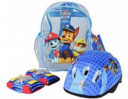 Paw Patrol Helmet Knee Pads Elbow Pads And Bag Protection Pack Opaw004