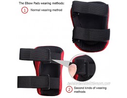Rayhome Sports Protective Gear Skating Knee Elbow Support Pads Set Outdoors Safety Protection for Scooter Skateboard Bicycle Rollerblades