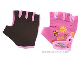 Titan Flower Princess Multi-Sport Protective Pink Pad Set Elbow Knee and Wrist Guards Small-Medium