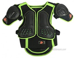 Toach Kids Motorcycle Armor Suit Dirt Bike Chest Spine Protector Back Shoulder Arm Elbow Knee Protector Motocross Racing Skiing Skating Body Armor Vest Sports Safety Pads 3 Colors