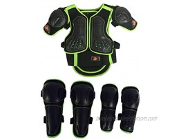 Toach Kids Motorcycle Armor Suit Dirt Bike Chest Spine Protector Back Shoulder Arm Elbow Knee Protector Motocross Racing Skiing Skating Body Armor Vest Sports Safety Pads 3 Colors