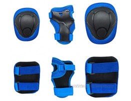 VORCOOL Kid's Knee Pads Elbow Pads Wrist Guards Protective Gear Set for Skateboarding Cycling Skating Roller Blading Protective Gear S Blue