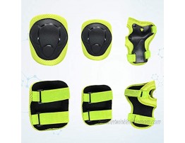 VORCOOL Kid's Knee Pads Elbow Pads Wrist Guards Protective Gear Set for Skateboarding Cycling Skating Roller Blading Protective Gear S Yellow