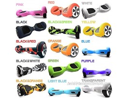 AIMINDENG 2017 Hoverboard Silicone Shell Case Cover Waterproof Protector Fit for Mini 6.5 Inch 2 Wheels Smart Self Balancing Electric Scooter Color : No13