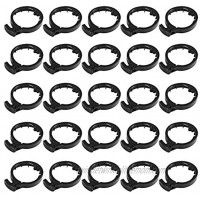 AIMINDENG 25Pcs Electric Scooter Front Tube Stem Folding Insurance Circle Guard Ring Replacement Part Fit for Xiaomi Mijia M365 Color : Black