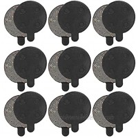AIMINDENG 9 Pairs Scooter Disc Brake Pad Semimetal MTB Pad Fit for Xiaomi M365 Electric Scooter Replacement Parts Color : Black