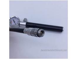 AIMINDENG High Pressure Mini Tire Pump with Gauge Fit for Xiaomi M365 1s Fit for Pro2 Scooter Tire Hand Air Inflator Pump Fit for Ninext MAX G30 Es2 4