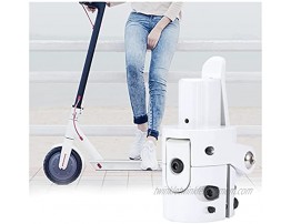 AIMINDENG Scooter Folding Rod Lock Screw Accessories Replacement Parts Easy to Carry Folding Pole Base Fit for Xiaomi M365 Electric Scooter Color : White