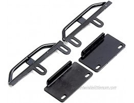 Dilwe RC Side Bumper Pedal Aluminum Alloy Metal Bumper Pedal Frame Treadle Available for 1 24 Axial SCX24 90081 Truck