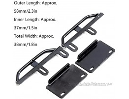 Dilwe RC Side Bumper Pedal Aluminum Alloy Metal Bumper Pedal Frame Treadle Available for 1 24 Axial SCX24 90081 Truck