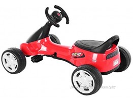 Kid's Go Kart Ride-On Toys 4 Wheels Pedal Car Outdoor for Boys & Girls Aged 3-8