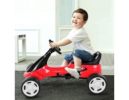 Kid's Go Kart Ride-On Toys 4 Wheels Pedal Car Outdoor for Boys & Girls Aged 3-8