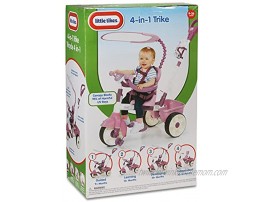 Little Tikes 4-in-1 Basic Edition Trike Pink 44.50 L x 20.00 W x 39.50 H Inches