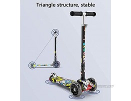 RSTJ 4 Adjustable Height 4-Wheel Flash Music Suitable for Children Boys and Girls Color : B