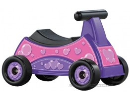 American Plastic Toys Girl's Heart Ride On Pink 18.75” x 10.5” x 12.25”