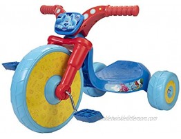 Blues Clues 10” Fly Wheels Junior Cruiser Ride-On Pedal-Powered Toddler Bike Trike Ages 2-4 for Kids 33”-35” Tall and up to 35 Lbs