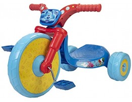 Blues Clues 10” Fly Wheels Junior Cruiser Ride-On Pedal-Powered Toddler Bike Trike Ages 2-4 for Kids 33”-35” Tall and up to 35 Lbs