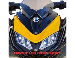 Children Riding Motorcycles; Three-Wheeled Motorcycle Toys; Electric Motorcycles with Headlights and Sound Effects Boys and Girls can Ride Realistic Sound Effects-Yellow