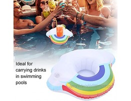 Chiwe Inflatable Drink Holder Inflatable Cup Holders Portable Safety ABS Interesting Lightweight for Kids for Pool Party for Hot Tubs