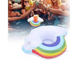 Chiwe Inflatable Drink Holder Inflatable Cup Holders Portable Safety ABS Interesting Lightweight for Kids for Pool Party for Hot Tubs