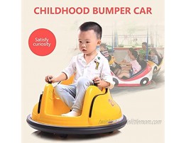 Fetpo Race Age1.5 Kids 6V Toy Electric Ride On Bumper Car Vehicle Remote Control 360 Yellow