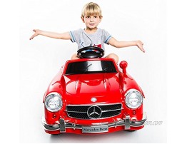 Giantex Car for Kids R C 300SL Ride-On Vehicles with MP3 Music Function Baby AMG Electric Battery Charge Child Drive Toys Kids Cars w Remote Control Red